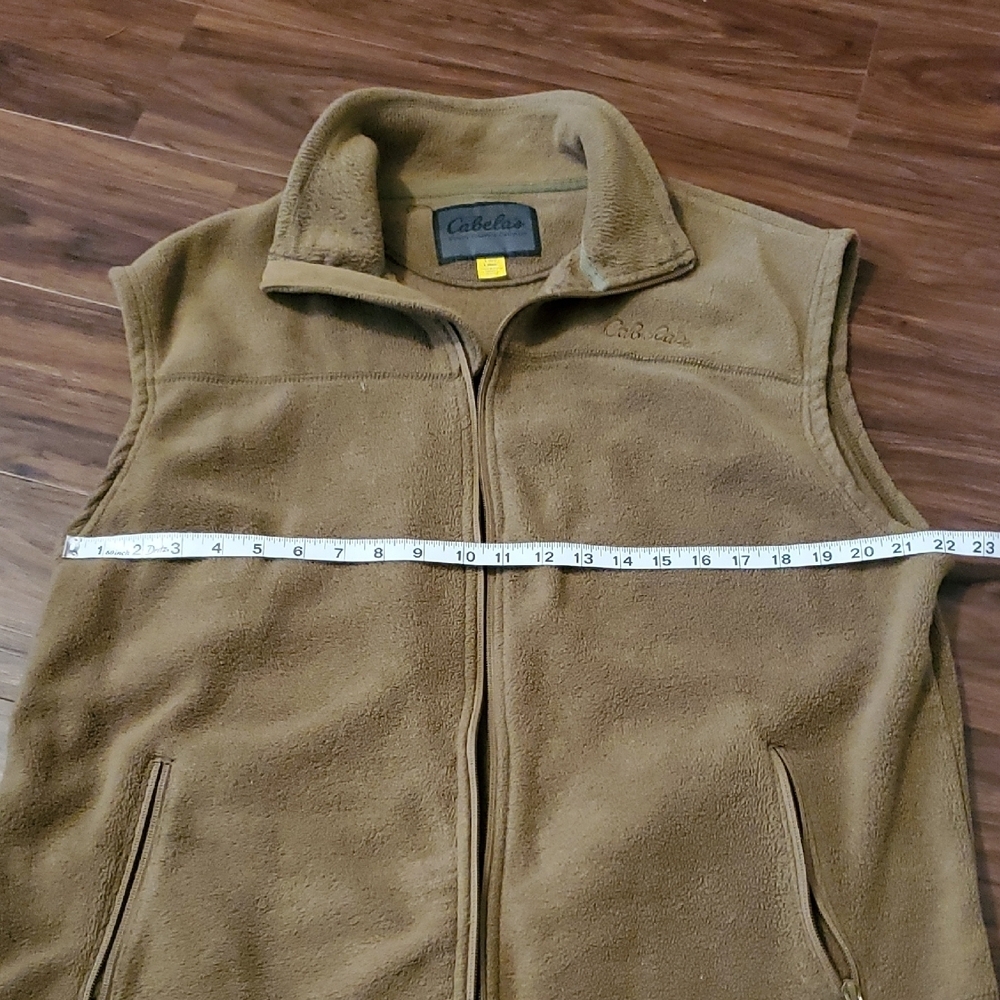 Cabela's Men's Brown Fleece Vest - Picture 4 of 13